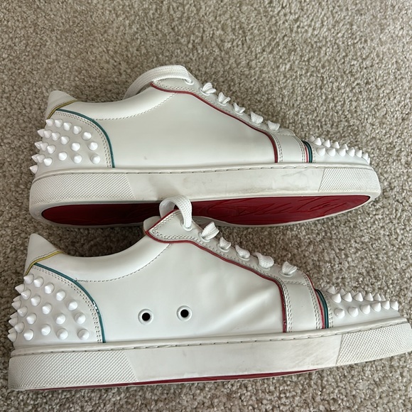 Christian Louboutin Vieira 2 spiked blanco/multi sneakers - Picture 7 of 14